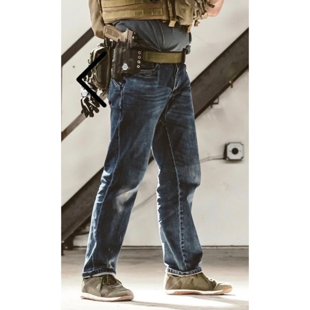 Viktos Operatus XP Tactical Jeans Mens 30x32 Blue Dark Wash EDC CCW Denim Pants